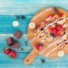 Crepe with Strawberries, Berries, Bananas and Brownies – Photo 1