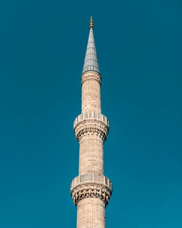 Ottoman Minaret of Sultan Ahmad Mosque - Islam Sign/Prayer Call Sign - Muslim