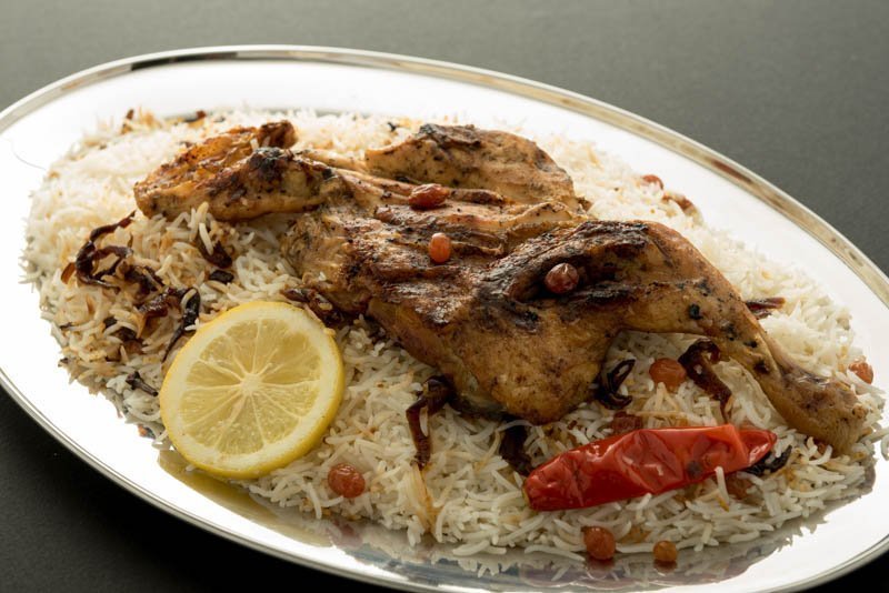 Kabsa with Grilled Chicken – Mandi Rice with Chicken – Photo 1
