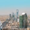Saudi Arabia Riyadh landscape at Mourning - Riyadh Center Tower Kingdom