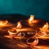 Ramadan Moon with Colorful Bokeh Lights Glowing at Night – Photo 4