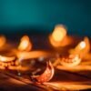 Ramadan Moon with Colorful Bokeh Lights Glowing at Night – Photo 5