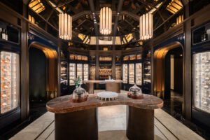 Store area Cafe Boulud, food photography by Wajd Ramadan for LEDFlex, Riyadh.