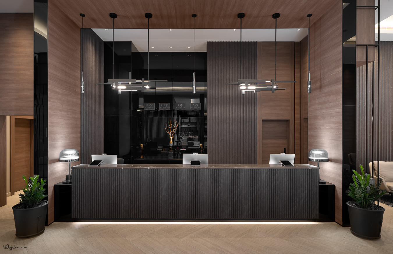 Coffee Bar - architecture photography by Wajd Ramadan for Radisson Blu Sahafa, Riyadh, Saudi Arabia.