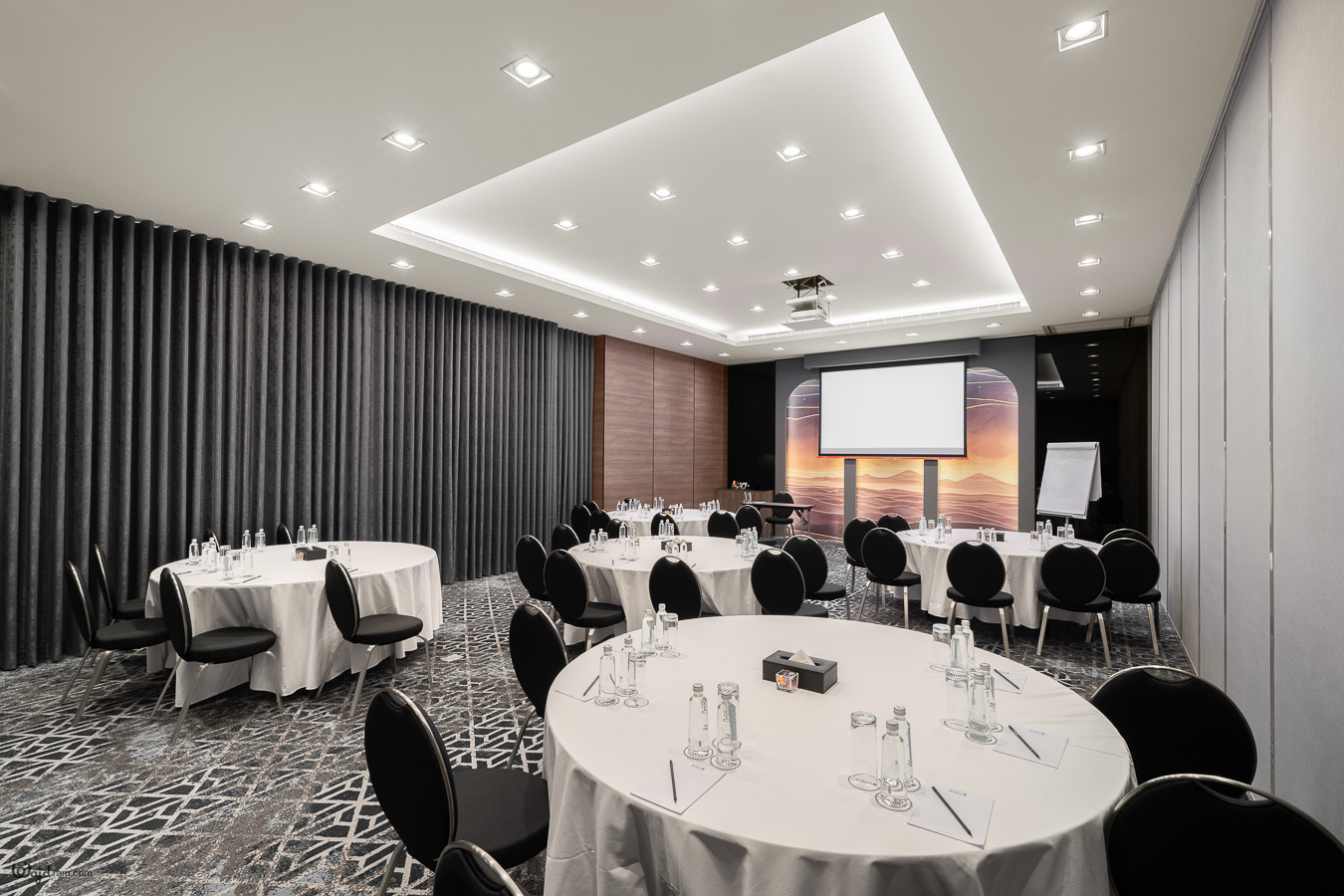 Convention & Exhibition Center - architecture photography by Wajd Ramadan for Radisson Blu Sahafa, Riyadh, Saudi Arabia.