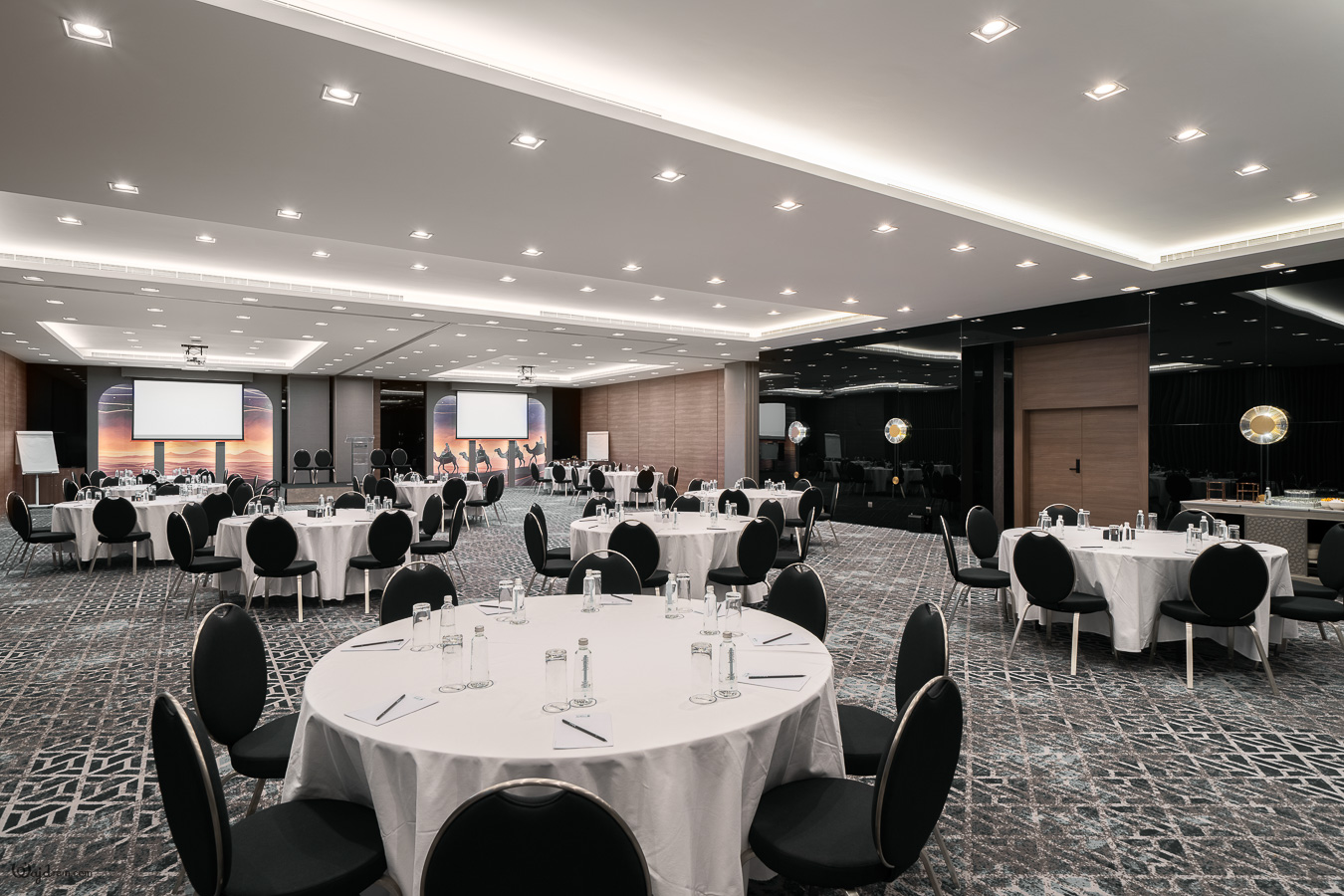 Convention & Exhibition Center - architecture photography by Wajd Ramadan for Radisson Blu Sahafa, Riyadh, Saudi Arabia.